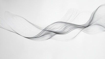Fototapeta premium 21.Minimalist one-line drawing of a delicate feather, flowing from base to tip in a single, continuous stroke; the simplicity of the line emphasizes the feather's natural curves and softness,