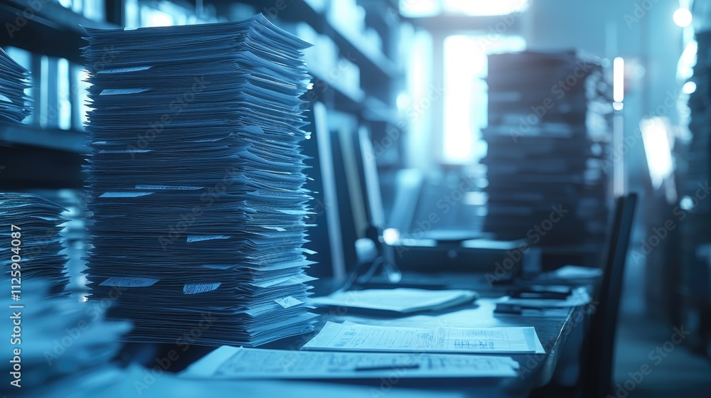 Poster a document management system (dms) reflects the efficiency of managing organizational documentation 