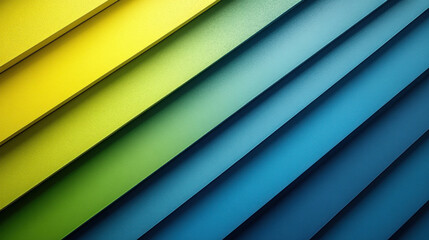 Obraz premium Bold background featuring vibrant diagonal stripes in neon green and electric blue
