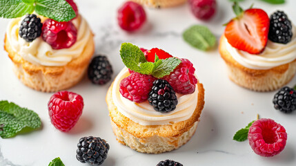 raspberry and blueberry cheesecake