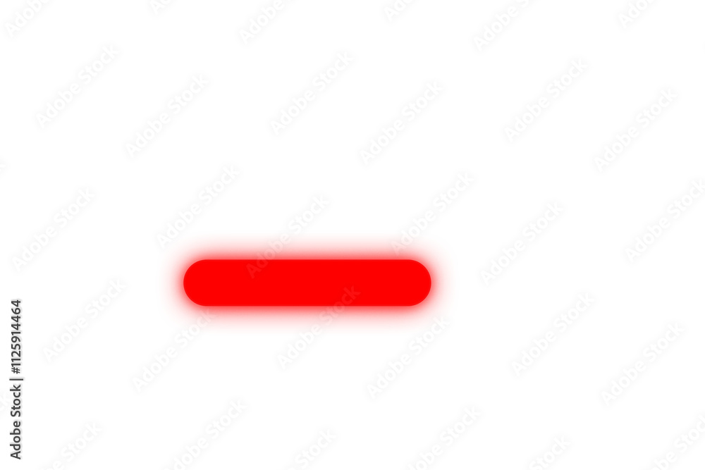 Poster glowing blank button