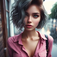  A beautiful girl around 25 years old.Ai generated