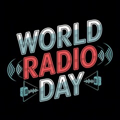 World Radio Day celebration graphic design