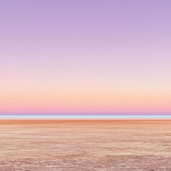 Obraz premium Serene Sunset Over Calm Coastal Sands