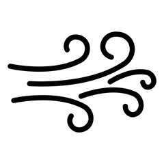 wind Line Icon