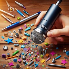 Voice Changing Microphone A microphone that changes your voice ;