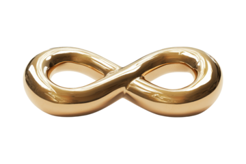 Symbolizing eternity isolated infinity sign on for graphic design