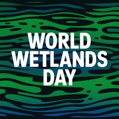 World Wetlands Day Celebrated with Abstract Water Design