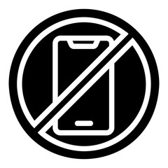 no phone Solid icon