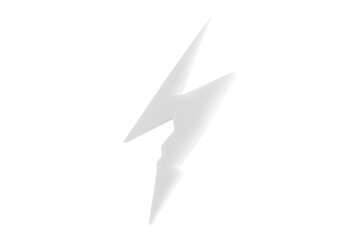 Dynamic lightning bolt symbol for graphic design digital art conceptual use