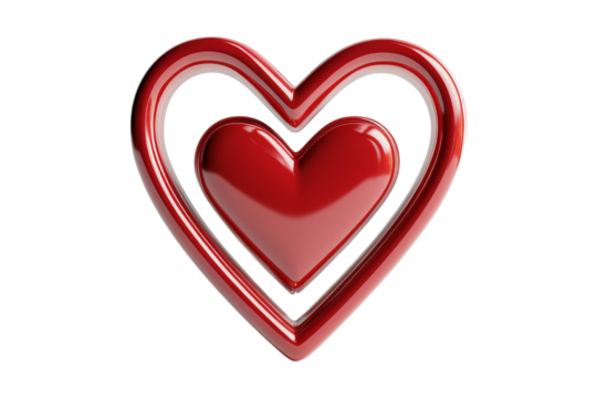 Expressing affection isolated love letter symbol on for romantic themes