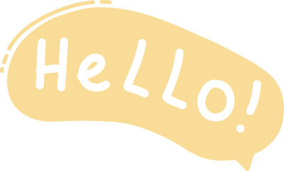 Dialogue bubble with phrases. Comic speech balloon for greeting and expression, colorful text chat shapes. Vector isolated icon of comic talk message cloud illustration on white background