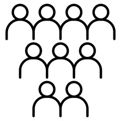 Audience  Icon Element For Design