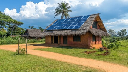 Rural Development Project with Solar Energy in Community Setting