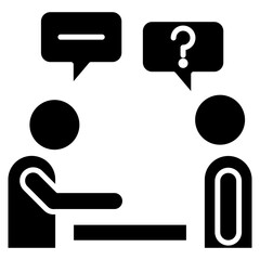 Consultation  Icon Element For Design
