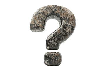 Isolated question mark symbol on for creative use graphic design minimalist style