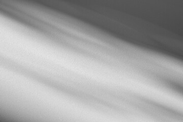 Obraz premium Wall interior background, studio and backdrops show products.with shadow from window color white and grey. background for text insertion and presentation product 