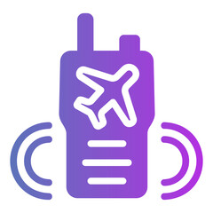 walkie talkie Gradient icon
