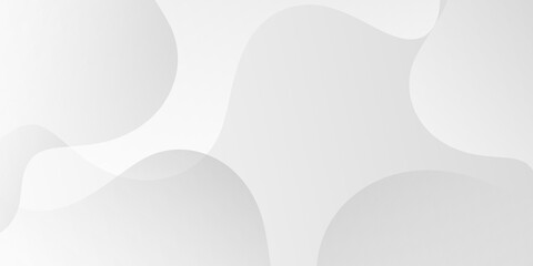 White abstract background with wave shapes