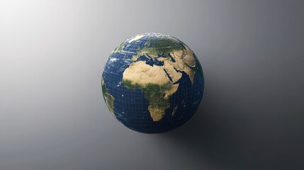 Fototapeta premium earth globe on black background