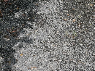 The path is made of cement.