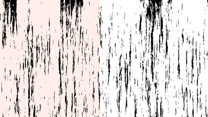 ILLUSTRATION ABSTRACT GRUNGE BLACK GRAINY TEXTURE ISOLATED ON WHITE BACKGROUND. DISTRESS DIRTY ROUGH MONOCHROME COLOR DESIGN VECTOR