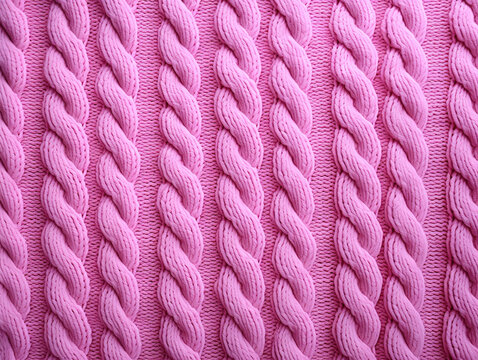 Generous Texture of knitted sweater background closeup