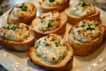 Crostini appetizers