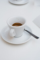 Elegant Café Style Espresso Shot