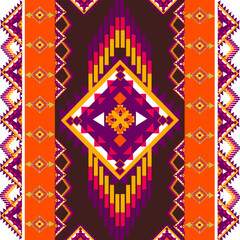geometric ethnic seamless pattern