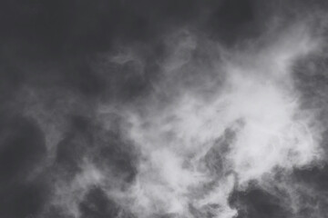 Obraz premium white smoke on a black background