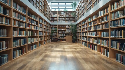 Spacious Corporate Workspace with Transparent Dividers and Shelves