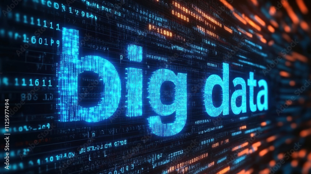 Poster concept image of big data