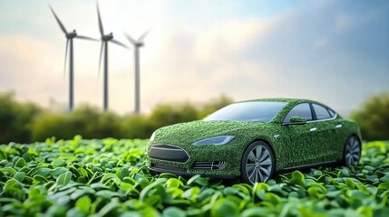 Green energy vehicles and wind turbines