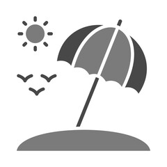 Sun Umbrella Icon