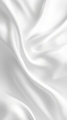 Obraz premium Soft Gray Waves on Minimalist White Background