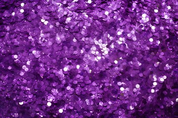 Abstract purple glitter lights background with sparkle