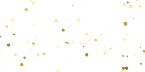 Abstract Golden doted glitter on transparent background. Luxury sparkling confetti. Celebration falling doted gold glitter. Vector illustration.gold, luxury, isolated, light, background, white, vector