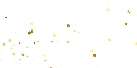 Abstract Golden doted glitter on transparent background. Luxury sparkling confetti. Celebration falling doted gold glitter. Vector illustration.gold, luxury, isolated, light, background, white, vector