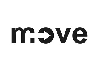 Move Logo With Arrow Symbol