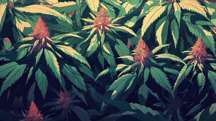 tropical jungle background