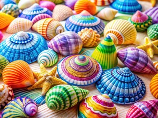 Seashell Coloring Pages for Kids: Summer Ocean Doodle Coloring Book