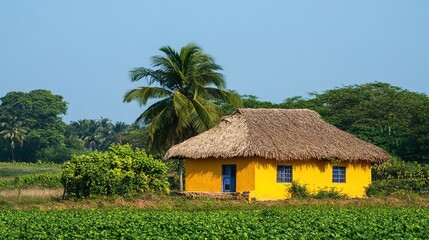 house in the countryside