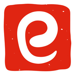 白蛇の落款干支アイコン