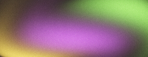 Abstract gradient background with purple, green, and yellow hues.