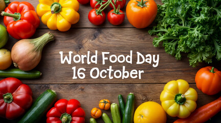 World Food Day promoting sustainability and healthy living, 16th October 