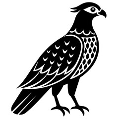 bird falcon vector silhouette 