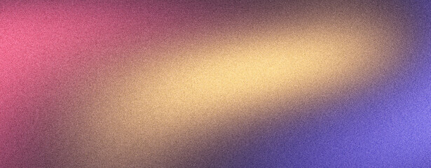 Abstract background with pink, yellow, and blue gradient and textured surface.