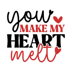 Valentine's Day Saying SVG Design
