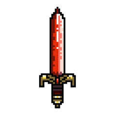 Pixel Art Red Elements